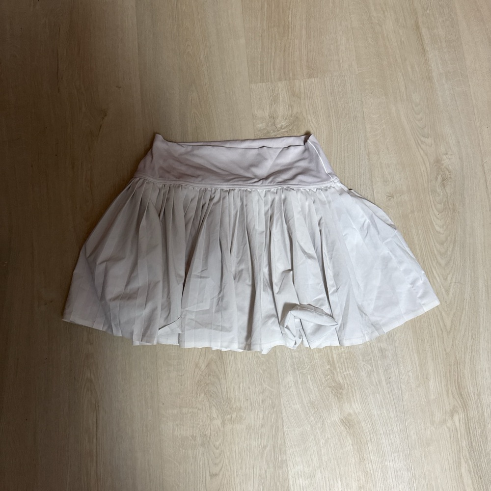 Aerie White Skater Skirt